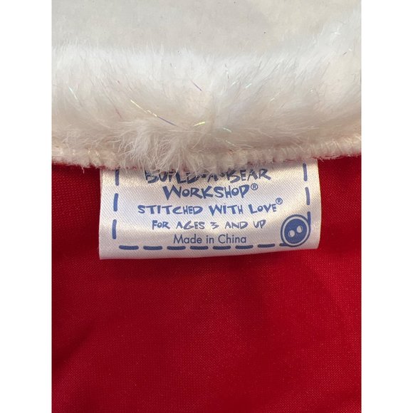 Build A Bear Workshop Outfit Santa Claus Velour Christmas Teddy Dress Up Clothes - Picture 9 of 10